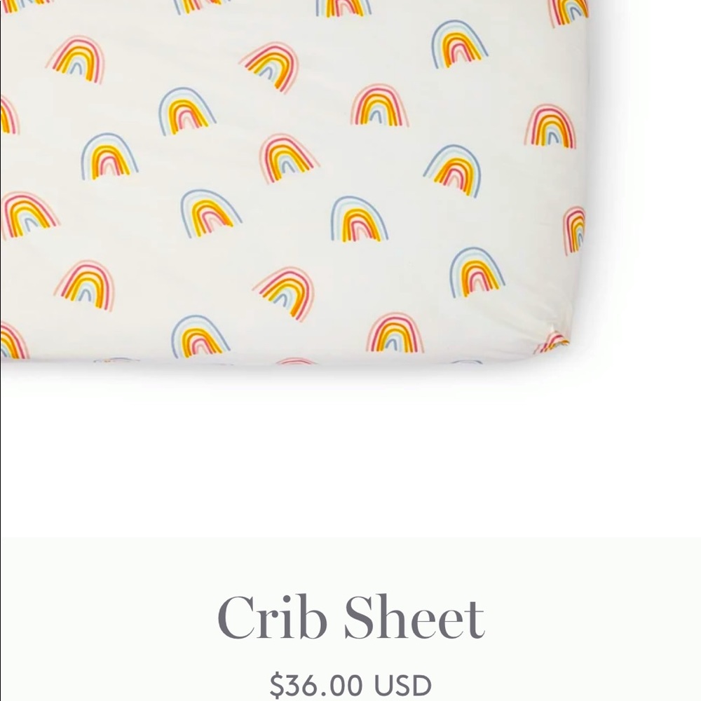 BRAND NEW PEHR BRAND CRIB SHEET